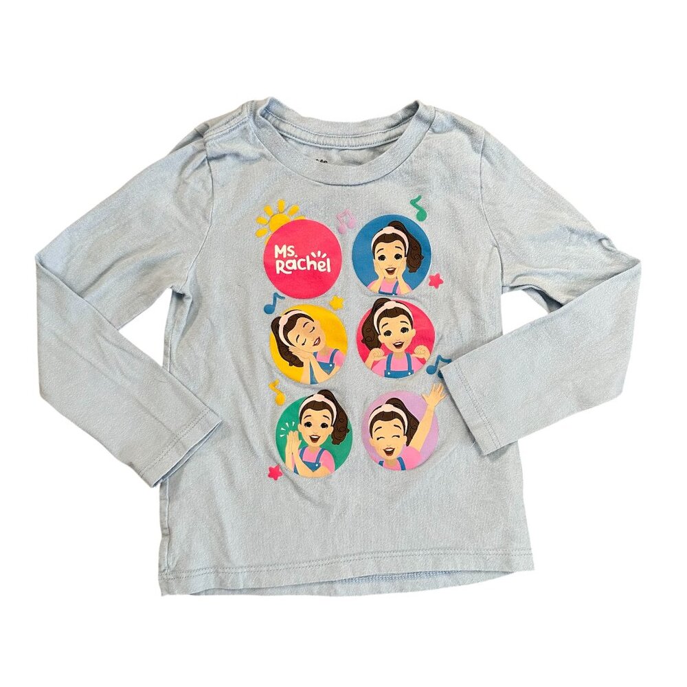 Ms. Rachel Long Sleeve Graphic Tee - 4T